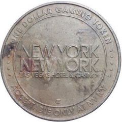 1 Dollar Gaming Token - New York New York Casino Las Vegas