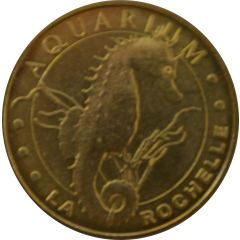 Tourist token - Monnaie de Paris - Aquarium de La Rochelle Seahorse