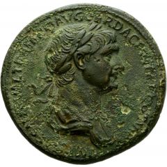 Sestertius - Trajan FORTVNAE REDVCI S C, Fortuna