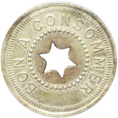 Bon à consommer - étoile à six branches