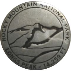 Token - Rocky Mountain National Park Longs Peak
