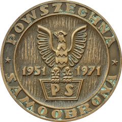 Medal - 20th anniversary of the Warsaw universal self-defense forces