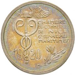 10 Centimes - Chambre de commerce - Nice [06] Silver