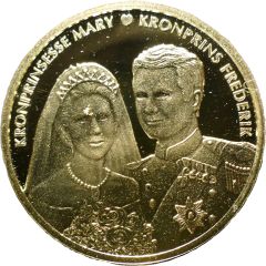 Medal - Wedding of Crown Prince Frederik and Crown Prince Mary