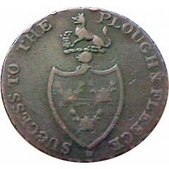1/2 Penny Suffolk - Bury / P. Deck