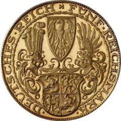 5 Reichsmark Paul von Hindenburg - Pattern