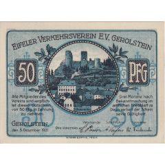 50 Pfennigs Gerolstein, Eifeler Verkehrsverein