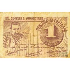 1 Peseta Riudoms