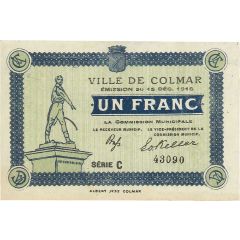 1 Franc - Ville de Colmar [68]