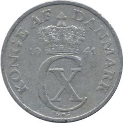 5 Øre - Christian X German Occupation