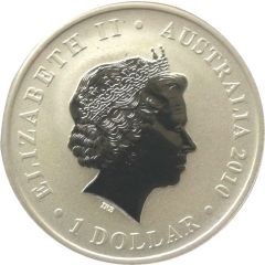 1 Dollar - Elizabeth II 4th Portrait - World Expo - Kookaburra Mascot