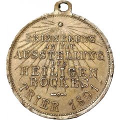 Medal `Wallfahrtsmedaille` - Exhibition of the Holy Robe days Trier