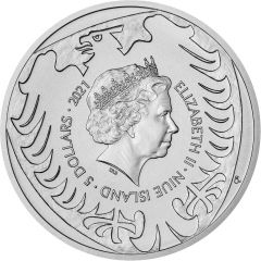 5 Dollars - Elizabeth II Czech Lion