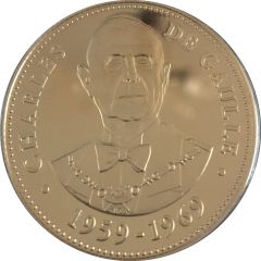 Medal - Président de la République Charles de Gaulle