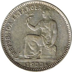 1 Peseta - II Republic