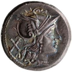 Denarius Crescent 1, ROMA