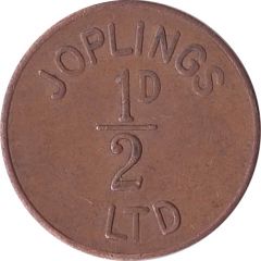 1/2 Penny - Joplings Ltd.
