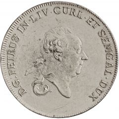 1 Thaler - Peter von Biron Trial strike