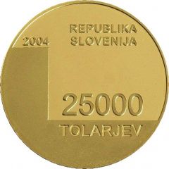 25 000 Tolarjev Town of Bled mention