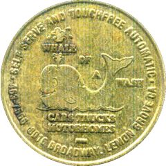 Token - Whale of a Wash Lemon Grove, California