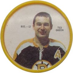 Token - Shirriff Hockey Player BOS.-12, Ted Green