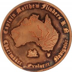 Medal - Matthew Flinders Bicentenary Commemorative Souvenir