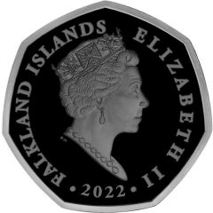 50 Pence - Elizabeth II Platinum Jubilee, Coloured