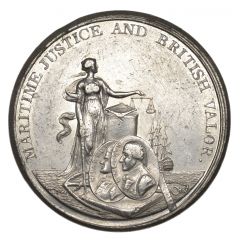 Medal - George III Battle of Copenhagen, white metal