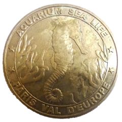 Token - Médailles et Patrimoine Paris - Val d`Europe - Aquarium Sea Life