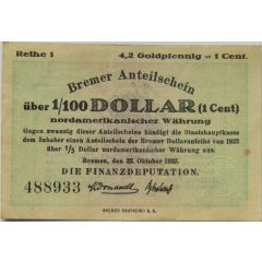 4.2 Goldpfennig / 1 US-Cent