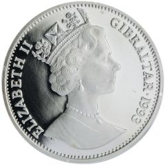 1 Crown - Elizabeth II Long-haired Dachshund, Silver Proof