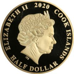 1/2 Dollar - Elizabeth II Luke and Darth Vader