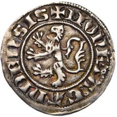 1/4 Groat - Louis I of Nevers