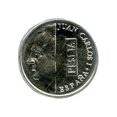1 Peseta - Juan Carlos I silver