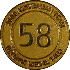 Medal - Australian Olympic Team 2000 - Medal Tally