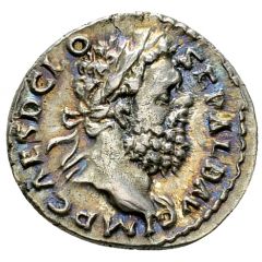 Denarius - Clodius Albinus VIRTVTI AVG COS II, Virtus