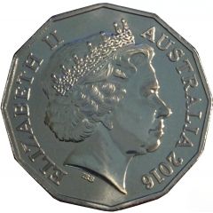 50 Cents - Elizabeth II 4th Portrait - Australians at War - Vietnam War