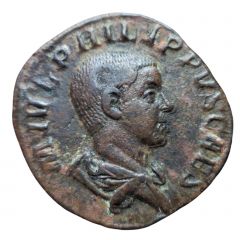 Sestertius - Philippus II PRINCIPI IVVENT S C