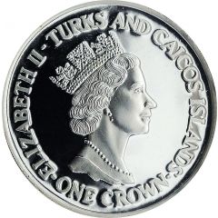 1 Crown - Elizabeth II Royal Wedding - Prince Charles, Silver Proof Issue