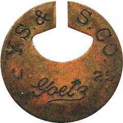Telephone Token - Goetz U 25 Chicago, Illinois