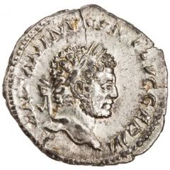 Denarius - Caracalla LIBERAL AVG VIIII, Liberalitas