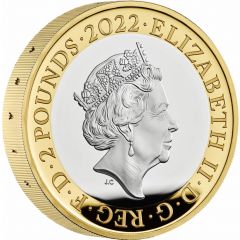 2 Pounds - Elizabeth II Dame Vera Lynn, Silver Piedfort