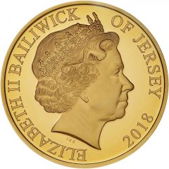 5 Pounds - Elizabeth II 65th Anniversary of Coronation, Gold Proof