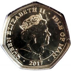 50 Pence - Elizabeth II Platinum Wedding - Her Royal Highness