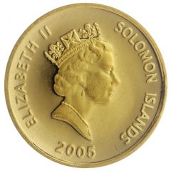 10 Dollars - Elizabeth II Prospecting for Gold