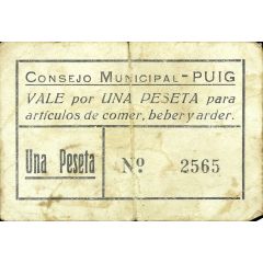 1 Peseta Puig