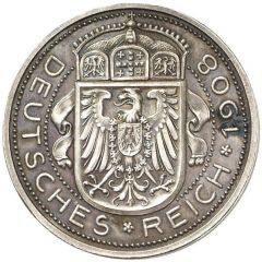 25 Pfennig - Wilhelm II Pattern
