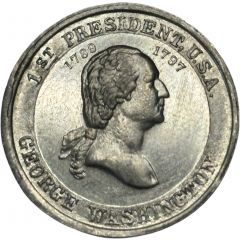 Token - Cracker Jack Mystery Club 1st President George Washington
