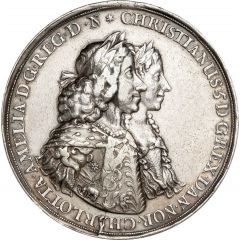 Medal of Christian V motto