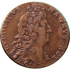 Jeton - Louis XIV Et Victor Fulmina Ponit